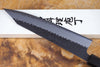 Sakai Jikko "Crater" Kiritsuke (K-tip) Kurouchi Wa-Gyuto Knife Blue Super Steel with Hammered Finish (20/23cm)