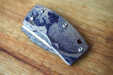 Money Clip Knife - UKIMON Ukiyo-e Prints Damascus VG10 Core Steel (Mt.Fuji/Blue Wave/Cherry Blossom/Camellia)