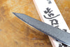 残心 Zan Shin (from Echizen) - Hand Forged VG10 Nickel Damascus Kiritsuke (K-tip) Petty 15cm