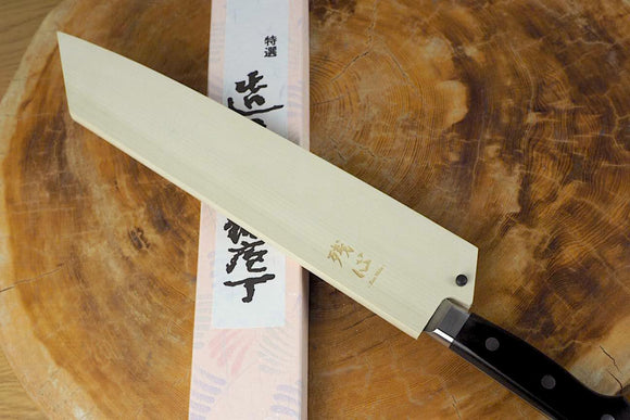 残心 Zan Shin (from Echizen) - Hand Forged VG10 Nickel Damascus Kiritsuke (K-tip) Gyuto (Chef's Knife) 24cm