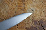 Stainless Fruit Knife ST-600 with Black Wooden Sheath 10.4cm