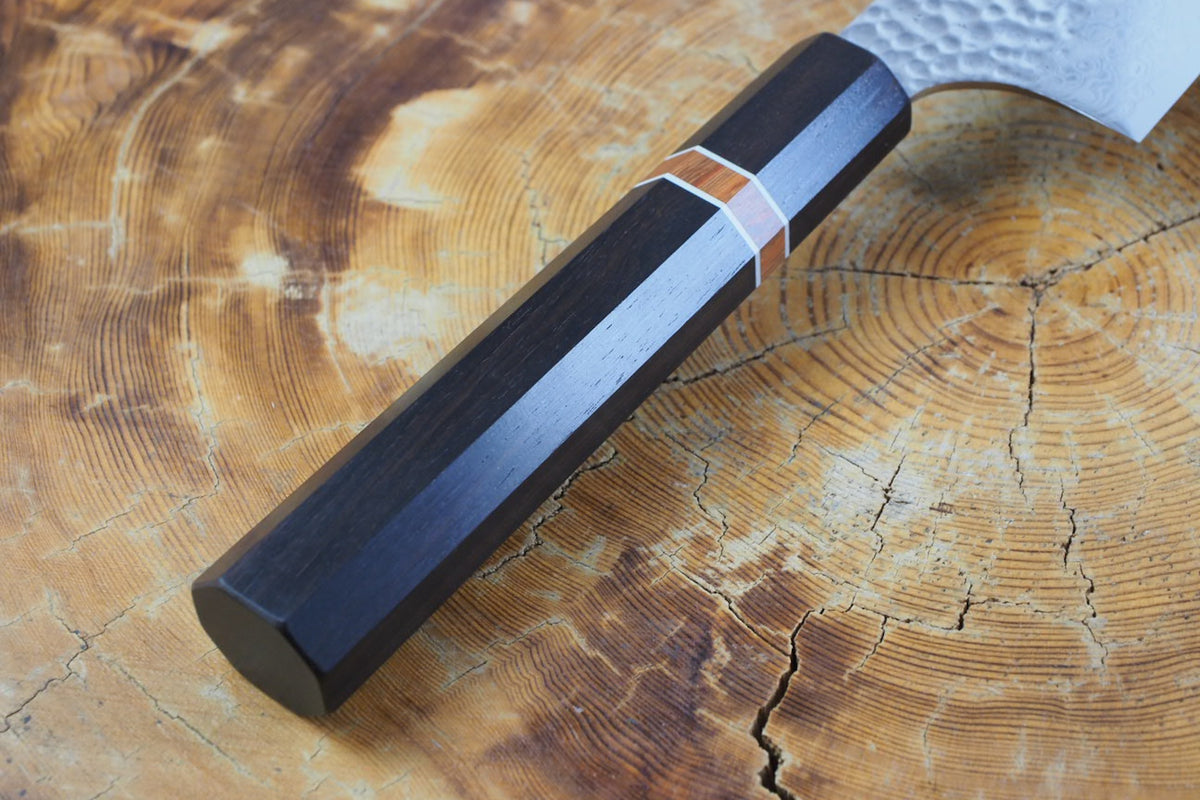 残心 Zan Shin® San - Ginsan Silver-3 Steel Nickel Damascus Gyuto 21cm/24cm