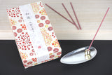 Incense Sticks Box - "Shiraume" White Japanese Apricot Scent