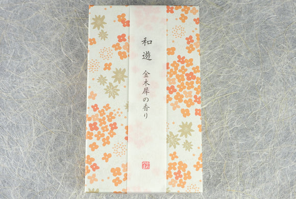 Incense Sticks Box - "Kinmokusei" Fragrant Olive Scent