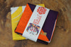 "Furoshiki" Wrapping Cloth - Fuku-Cochae Kabuki Black/Purple/Orange(48cm x48cm)