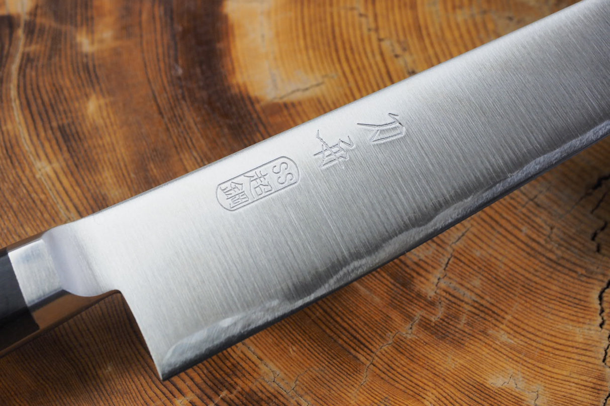 Toshu Giken - FAX20 Powdered High Speed Steel Petty with black plywood handle (12cm/15cm)