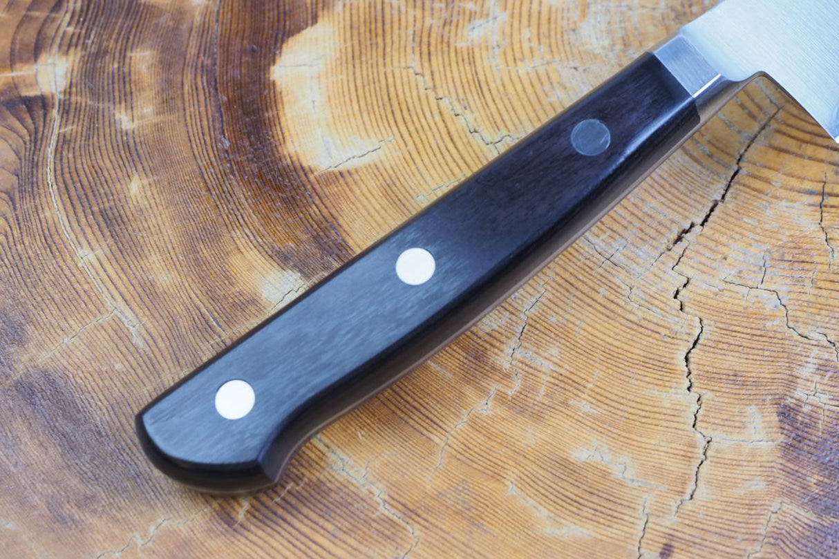 Toshu Giken - FAX20 Powdered High Speed Steel Petty with black plywood handle (12cm/15cm)