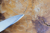 Toshu Giken - FAX20 Powdered High Speed Steel Petty with black plywood handle (12cm/15cm)