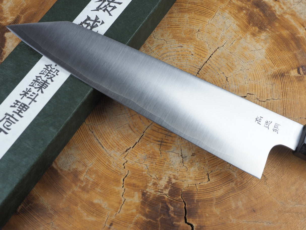 Sukenari HAP40 Powdered High Speed Steel Kiritsuke (K-tip) Gyuto Chef's knife 21cm/24cm/27cm with Ebony Handle