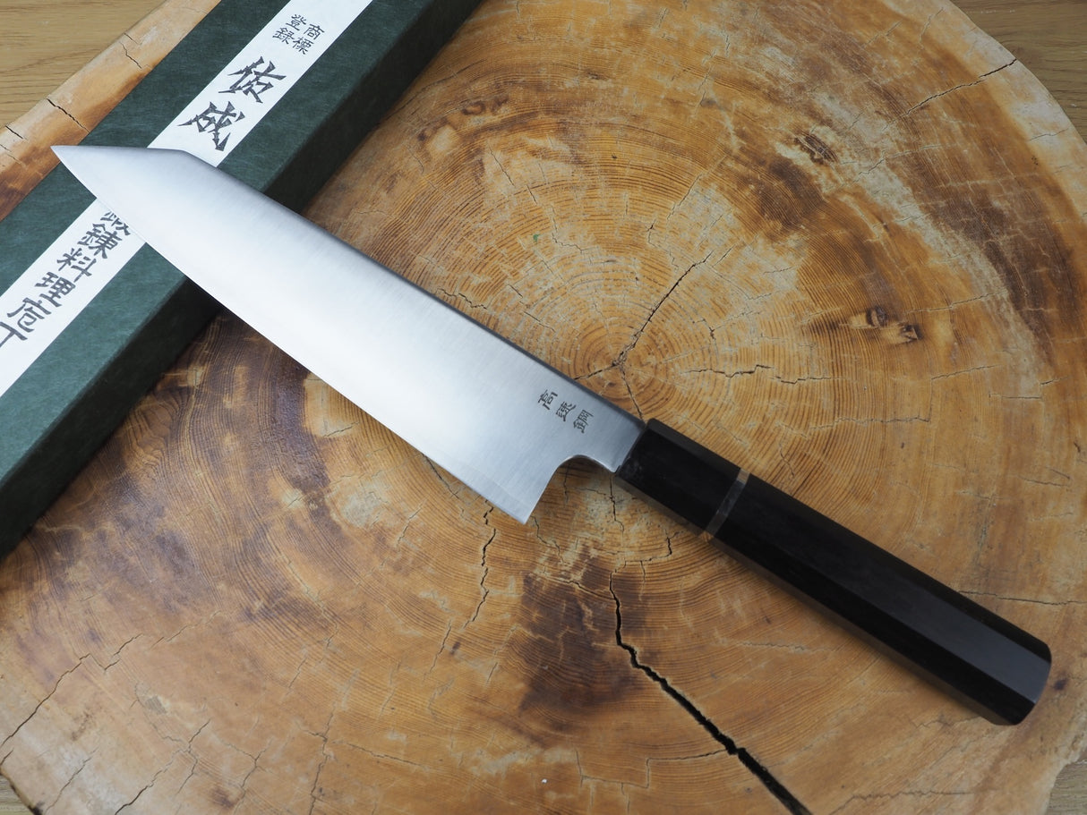 Sukenari HAP40 Powdered High Speed Steel Kiritsuke (K-tip) Gyuto Chef's knife 21cm/24cm/27cm with Ebony Handle