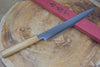 Sakai Jikko "Loco Damascus" Wa-Sujihiki Carving/Slicer VG10 Mirror-Polished Nickel Damascus with Japanese Oak Handle (24cm/27cm)