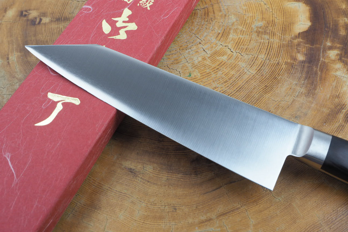 Sakai Jikko "Ginsan" Silver 3 Steel Kiritsuke (K-tip) Santoku knife (17cm)