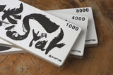 3 Set of Shapton Rockstar Super Synthetic Whetstone #1000, #4000, #8000