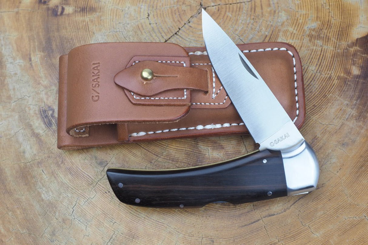 N.F.H- New Folding Hunter, MACASSAR EBONY WOOD