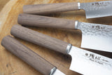 Zan Shin SORA 4 knife set - VG10 Gyuto (20cm), Nakiri (18cm), Santoku (16.5cm) and Petty (12cm)