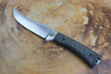 Outdoor Knife - ALLIGATOR Fixed VG10 Steel with Micarta Handle (Leather Sheath Included)