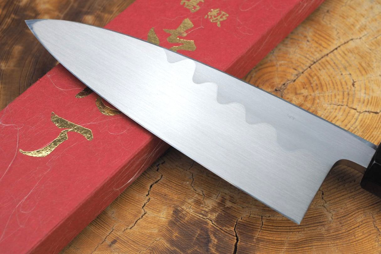 Sakai Jikko "Montanren" Blue-2 Steel Deba Fish Filleting Knife (15cm/18cm)