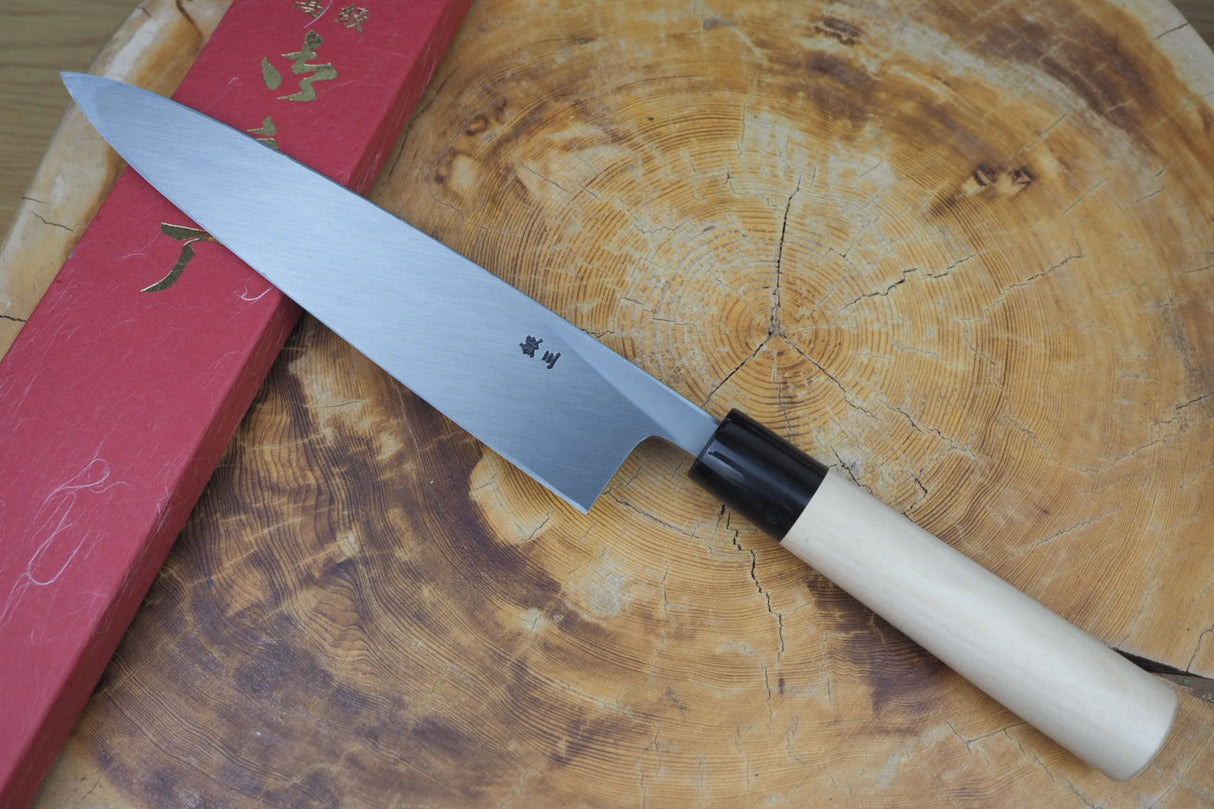 Sakai Jikko "Ginsan" Silver-3 Steel Mioroshi knife 21cm