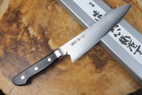 Toshu Giken - FAX20 Powdered High Speed Steel Gyuto with black plywood handle (21cm/24cm)