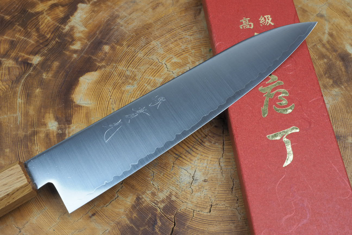 Sakai Jikko "Loco" Wa-Gyuto Chef's Knife VG10 Core Japanese Oak Handle (21cm/24cm)