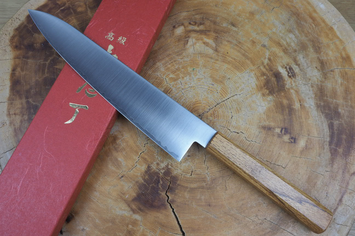 Sakai Jikko "Loco" Wa-Gyuto Chef's Knife VG10 Core Japanese Oak Handle (21cm/24cm)