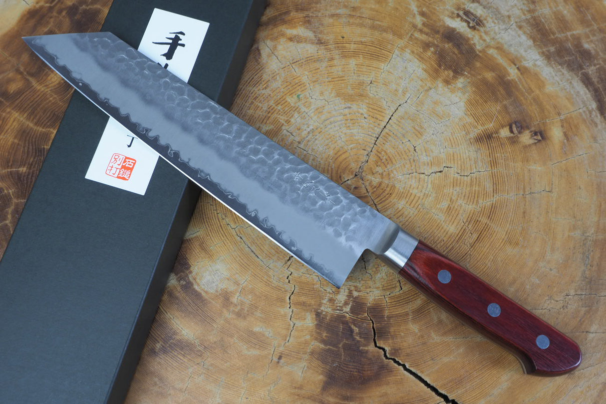 Ishizuchi (from Tosa) - Blue Super Kiritsuke (K-tip) Gyuto 21cm Western Handle