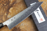 Ishizuchi (from Tosa) - Kasumi Damascus SW Steel Gyuto with Ebony handle 21cm