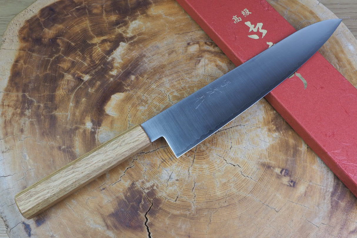 Sakai Jikko "Loco" Wa-Gyuto Chef's Knife VG10 Core Japanese Oak Handle (21cm/24cm)