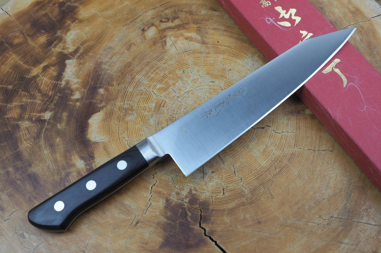 Sakai Jikko "Ginsan" Silver 3 Steel Kiritsuke (K-tip) Gyuto Chef's knife (20cm/23cm/26cm)