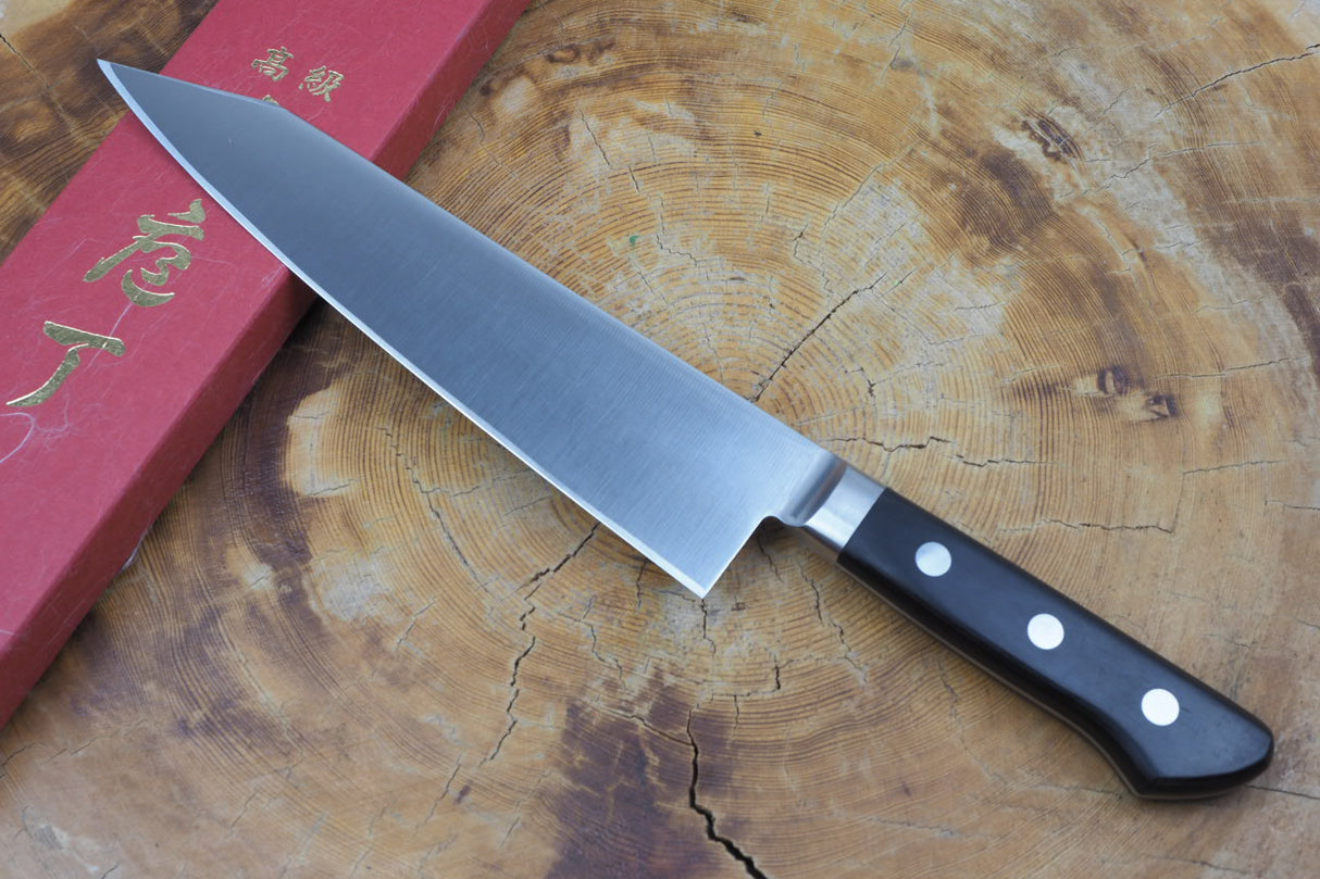 Sakai Jikko "Ginsan" Silver 3 Steel Kiritsuke (K-tip) Gyuto Chef's knife (20cm/23cm/26cm)