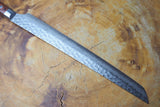 Sakai Jikko VG10 Core Damascus Steel Double-edged Sashimi (Sakimaru) knife 30cm