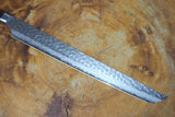 Sakai Jikko VG10 Core Damascus Steel Double-edged Sashimi (Sakimaru) knife 30cm