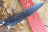 Sakai Jikko "Never Stain" Gyuto SG2 Powdered High Speed Steel Damascus with Hammered Finish (21cm/24cm)