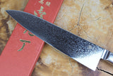 Sakai Jikko "Never Stain" Gyuto SG2 Powdered High Speed Steel Damascus with Hammered Finish (21cm/24cm)