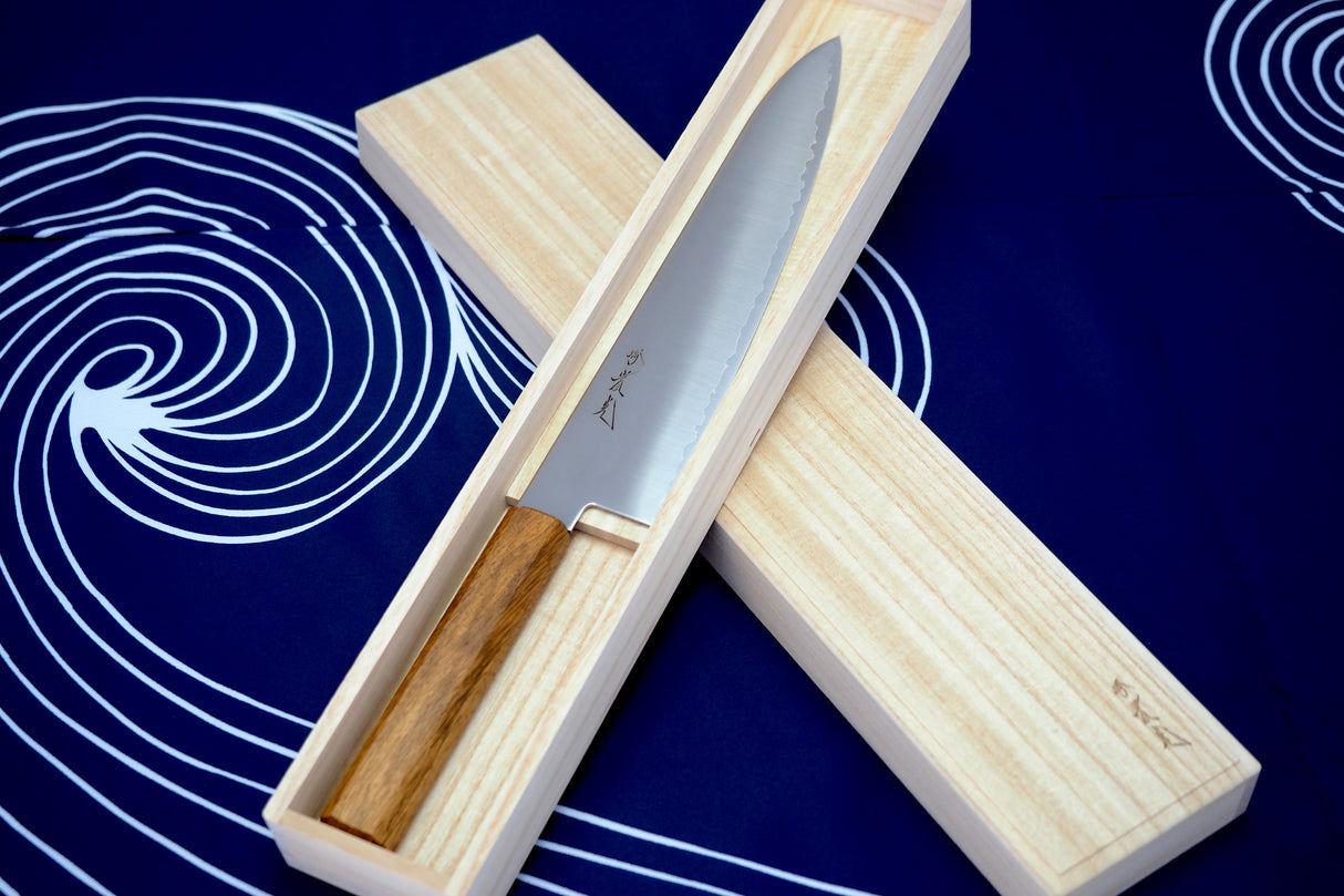 Jikko wooden gift box for gyuto 24cm