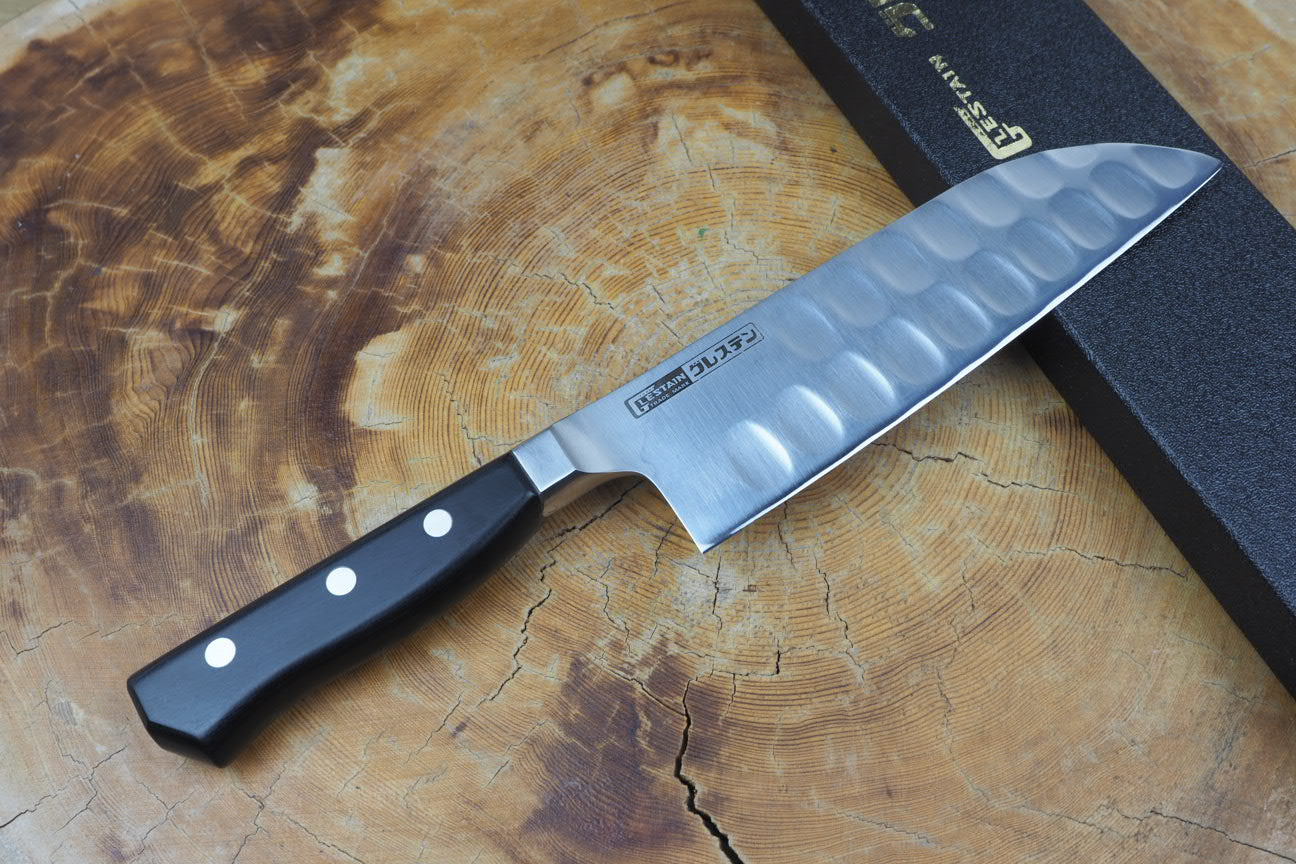 Glestain 817TK Santoku Knife (17cm) – Kaz's Knife and Kitchenware