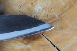 Ishizuchi (from Tosa) - Blue-2 Steel Kurouchi Double Edged Deba Knife (15cm/16.5cm/18cm)