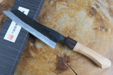 Ishizuchi (from Tosa) - Blue-2 Steel Kurouchi Hakata-type Kiritsuke Santoku (16.5cm/18cm)