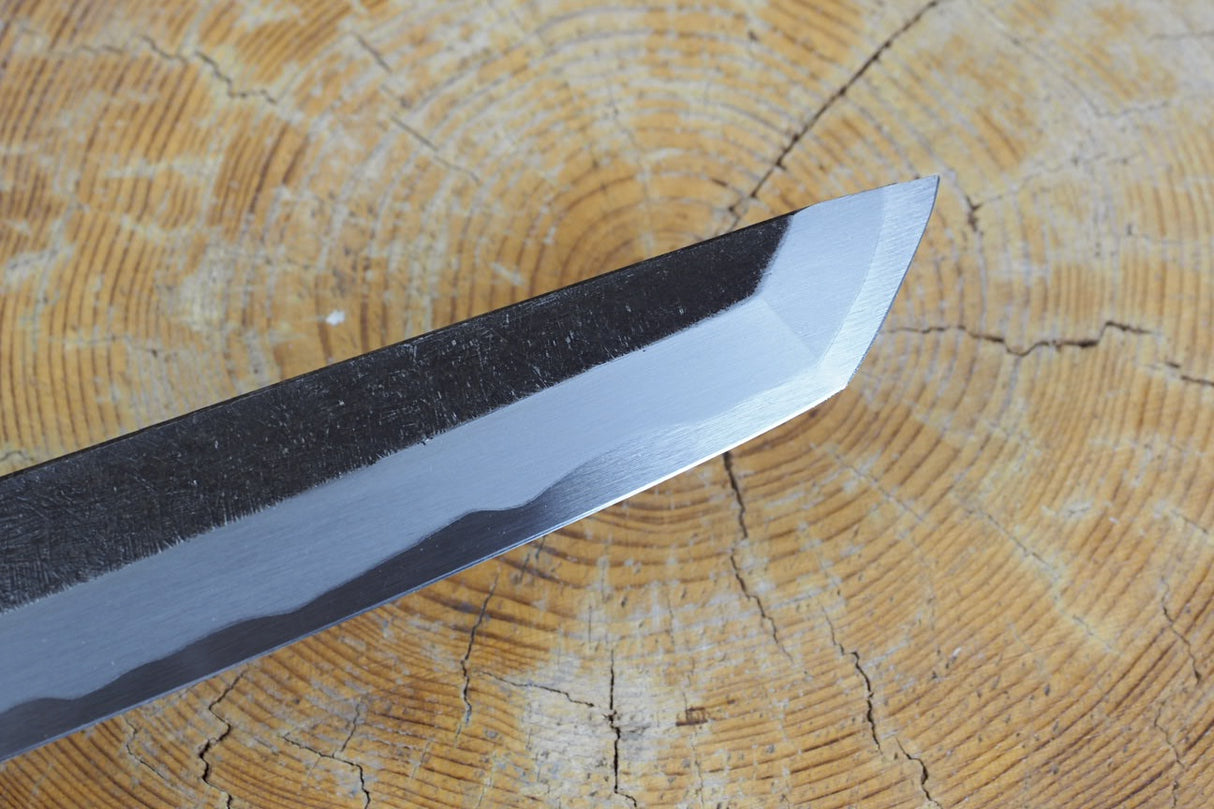 Ishizuchi (from Tosa) - Blue-2 Steel Kurouchi Sakimaru Sashimi Knife (21cm/24cm/27cm)