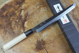 Ishizuchi (from Tosa) - Blue-2 Steel Kurouchi Sakimaru Sashimi Knife (21cm/24cm/27cm)