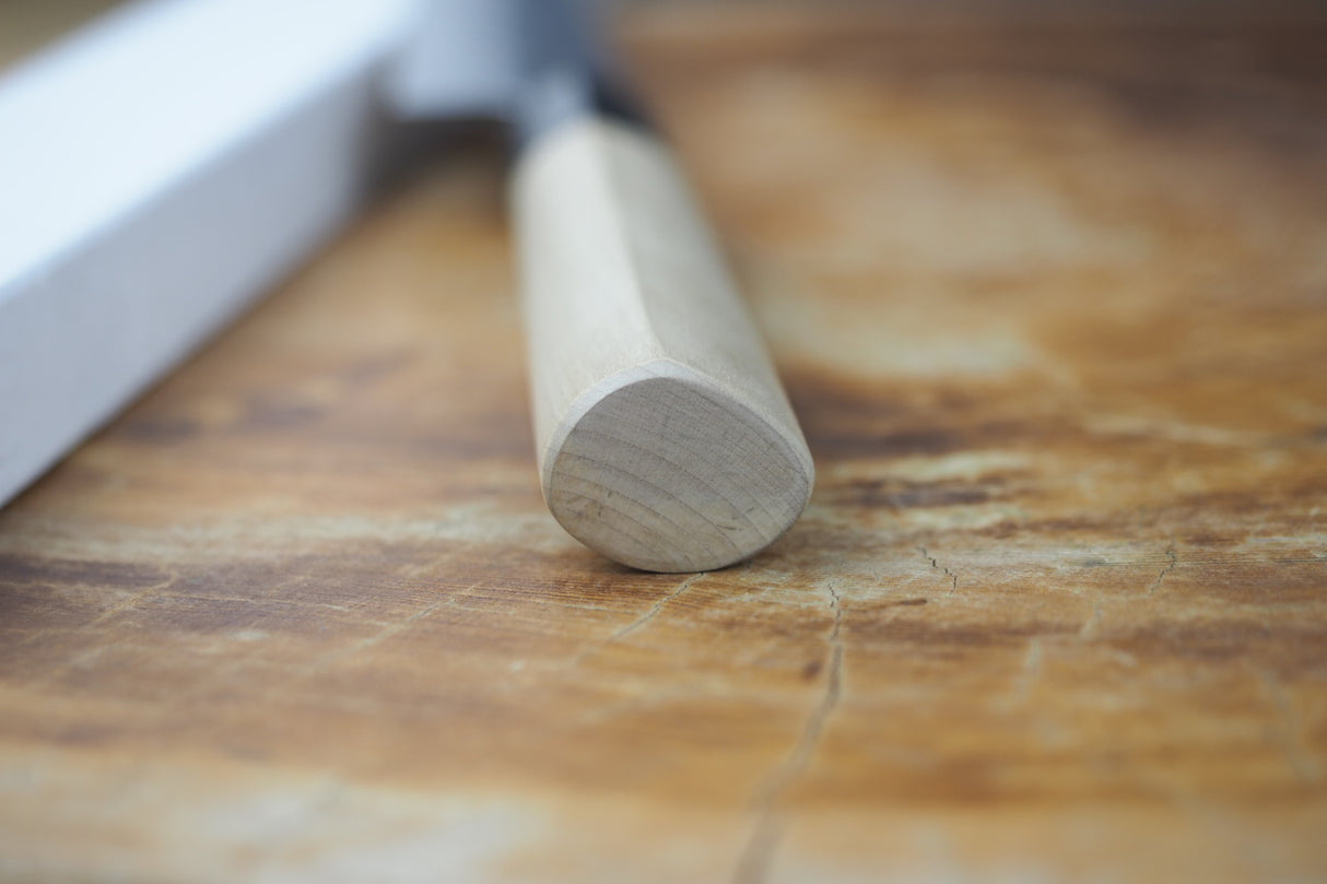 残心 Zan Shin White-2 Steel Sashimi Yanagiba Knife 18cm/24cm (including a wooden sheath)