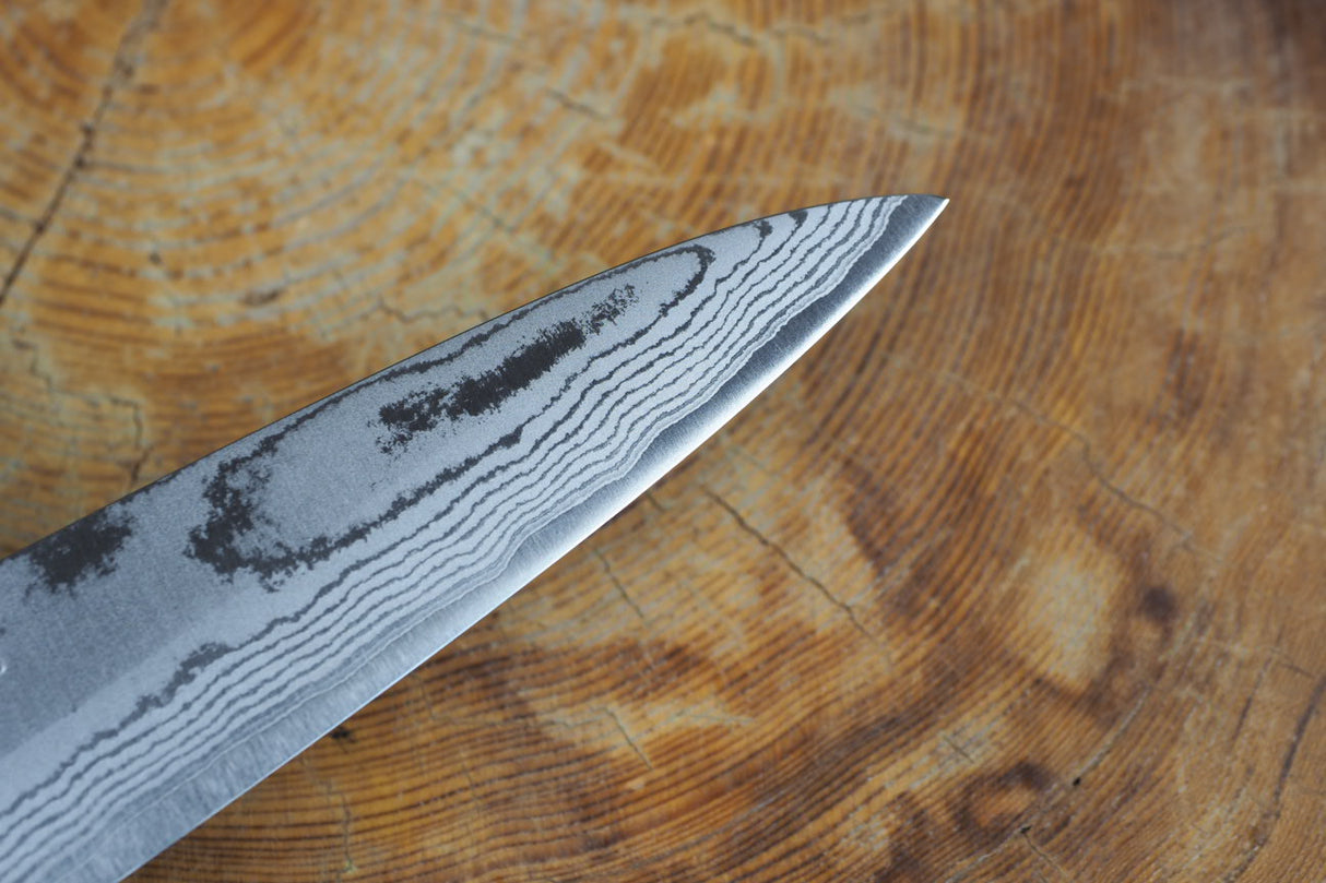 Kamo Knives - Hand Forged VG10 Damascus Petty Knife 12cm