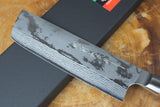 Kamo Knives - Hand Forged VG10 Damascus Nakiri Knife 16.5cm