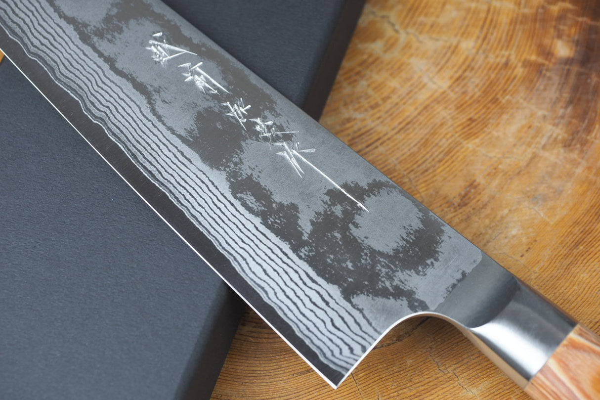 Kamo Knives - Hand Forged VG10 Damascus Gyuto (Chef's Knife) 21cm