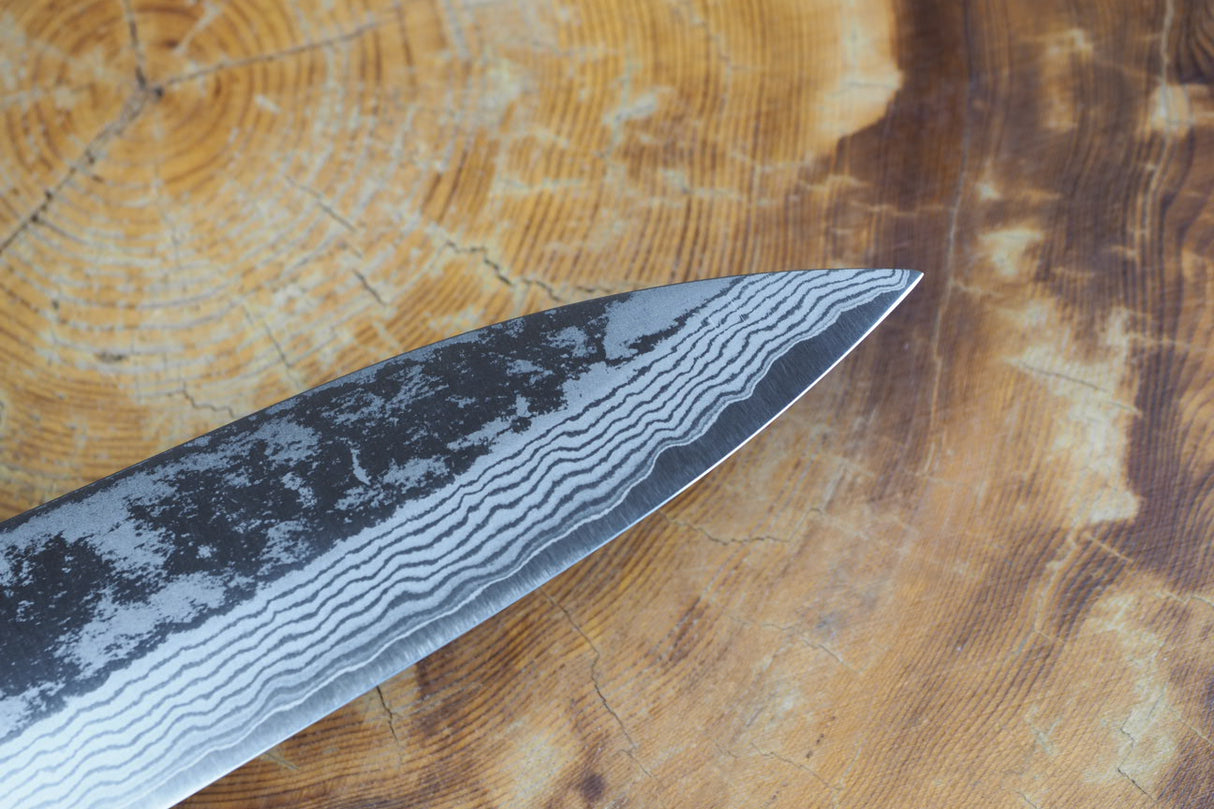 Kamo Knives - Hand Forged VG10 Damascus Gyuto (Chef's Knife) 21cm