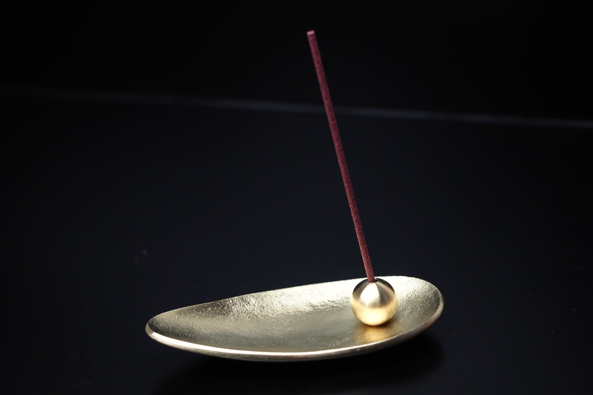 Nousaku - Brass Incense Holder (bamboo leaf shape) - Kaz's Knife and  Kitchenware