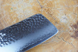 Sakai Jikko "Loco Black" Wa-Nakiri Knife VG10 Core Hammered Finish Black Japanese Oak Handle (16.5cm)