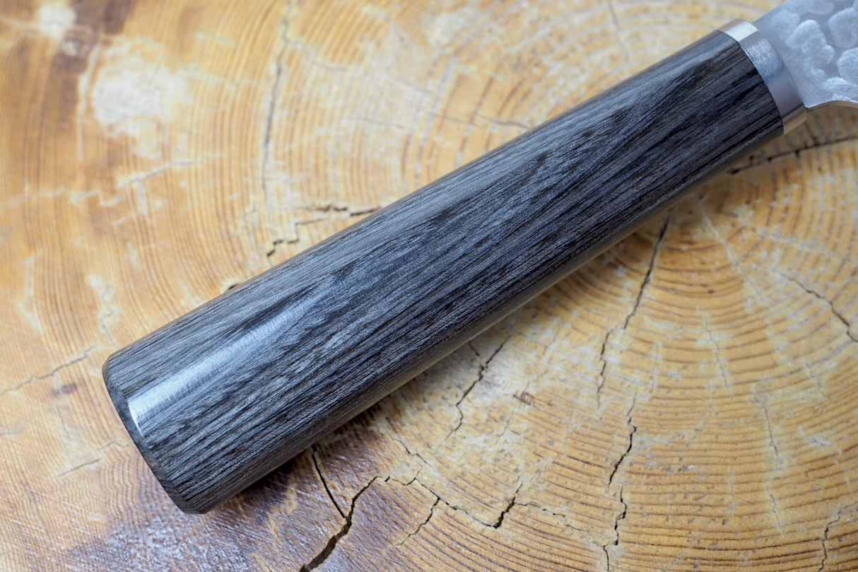 残心 Zan Shin® SORA (from Seki) - VG10 Gyuto Chef's Knife Hammered Finish 20cm with Grey Laminated Plywood Handle