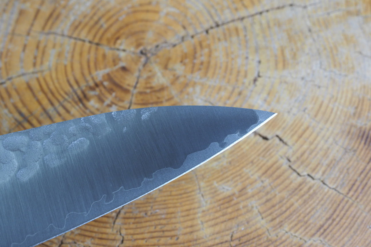 残心 Zan Shin® SORA (from Seki) - VG10 Gyuto Chef's Knife Hammered Finish 20cm with Grey Laminated Plywood Handle