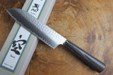 残心 Zan Shin® SORA (from Seki) - VG10 Santoku Hammered Finish with Grey Laminated Plywood Handle 16.5cm